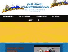 Tablet Screenshot of denveradventures.com